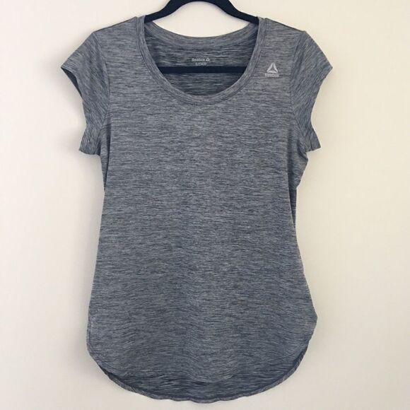 Reebok gray athletic short sleeve tee shirt | S - Picture 2 of 7